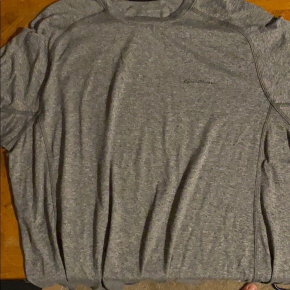 Eddie Bauer Men’s L Gray Long Sleeve - Picture 1 of 2